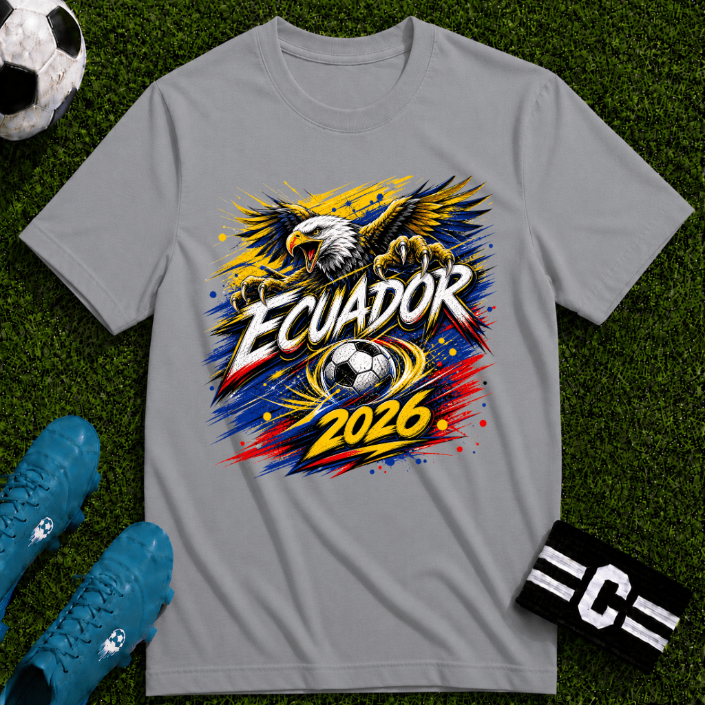 Ecuador World Cup Graphic T-Shirt - soccer fan t-shirt | GoalRush Studio