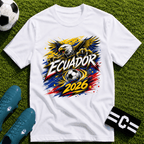 Ecuador World Cup Graphic T-Shirt - soccer fan t-shirt | GoalRush Studio