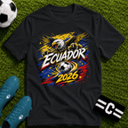 Ecuador World Cup Graphic T-Shirt - soccer fan t-shirt | GoalRush Studio