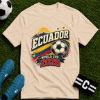Ecuador World Cup Retro T-Shirt - soccer fan t-shirt | GoalRush Studio