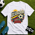 Ecuador World Cup Retro T-Shirt - soccer fan t-shirt | GoalRush Studio