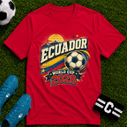Ecuador World Cup Retro T-Shirt - soccer fan t-shirt | GoalRush Studio