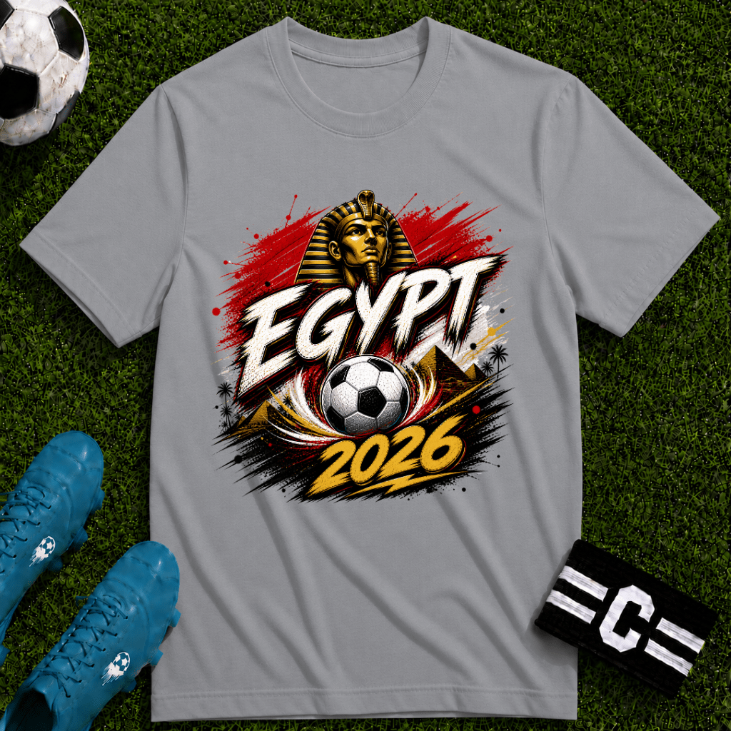 Egypt 2026 World Cup Graphic T-Shirt - soccer fan t-shirt | GoalRush Studio