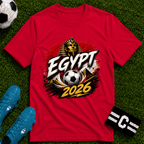 Egypt 2026 World Cup Graphic T-Shirt - soccer fan t-shirt | GoalRush Studio