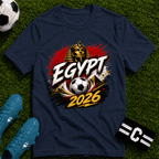 Egypt 2026 World Cup Graphic T-Shirt - soccer fan t-shirt | GoalRush Studio