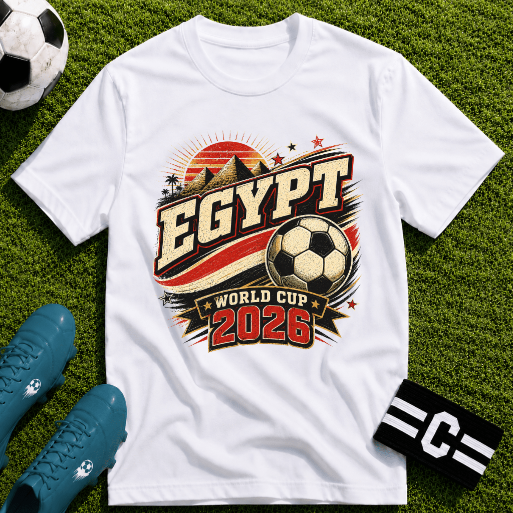 Egypt 2026 World Cup Retro T-Shirt - soccer fan t-shirt | GoalRush Studio
