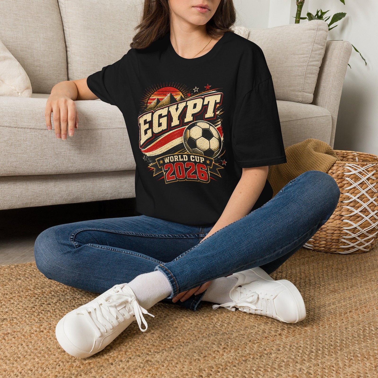 Egypt 2026 World Cup Retro T-Shirt - soccer fan t-shirt | GoalRush Studio