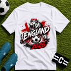 England 2026 World Cup Graphic T-Shirt - soccer fan t-shirt | GoalRush Studio