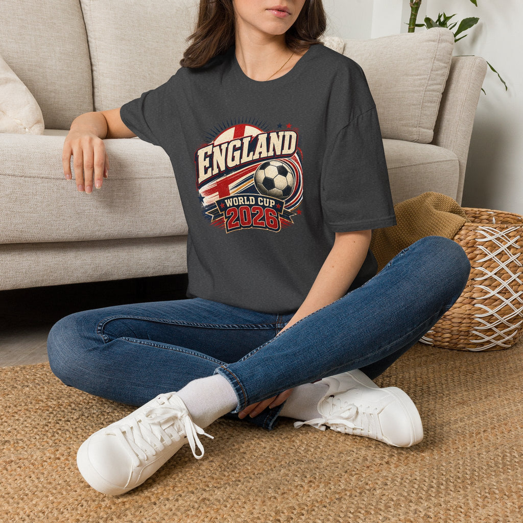 England 2026 World Cup Retro T-Shirt - soccer fan t-shirt | GoalRush Studio