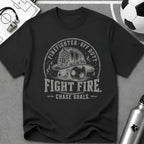 Firefighter - Fight Fire Chase Goals T-Shirt - soccer fan t-shirt | GoalRush Studio
