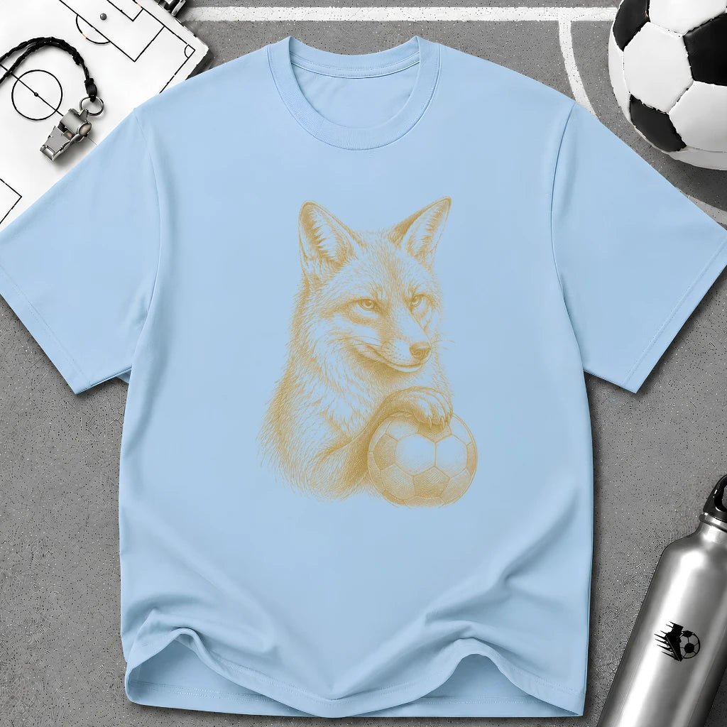Fox Fine Line Art Graphics T-Shirt - soccer fan t-shirt | GoalRush Studio