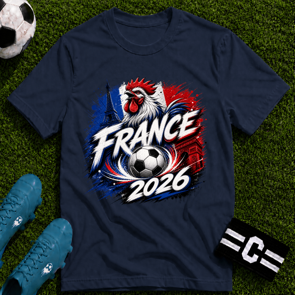 France 2026 World Cup Graphic T-Shirt - soccer fan t-shirt | GoalRush Studio