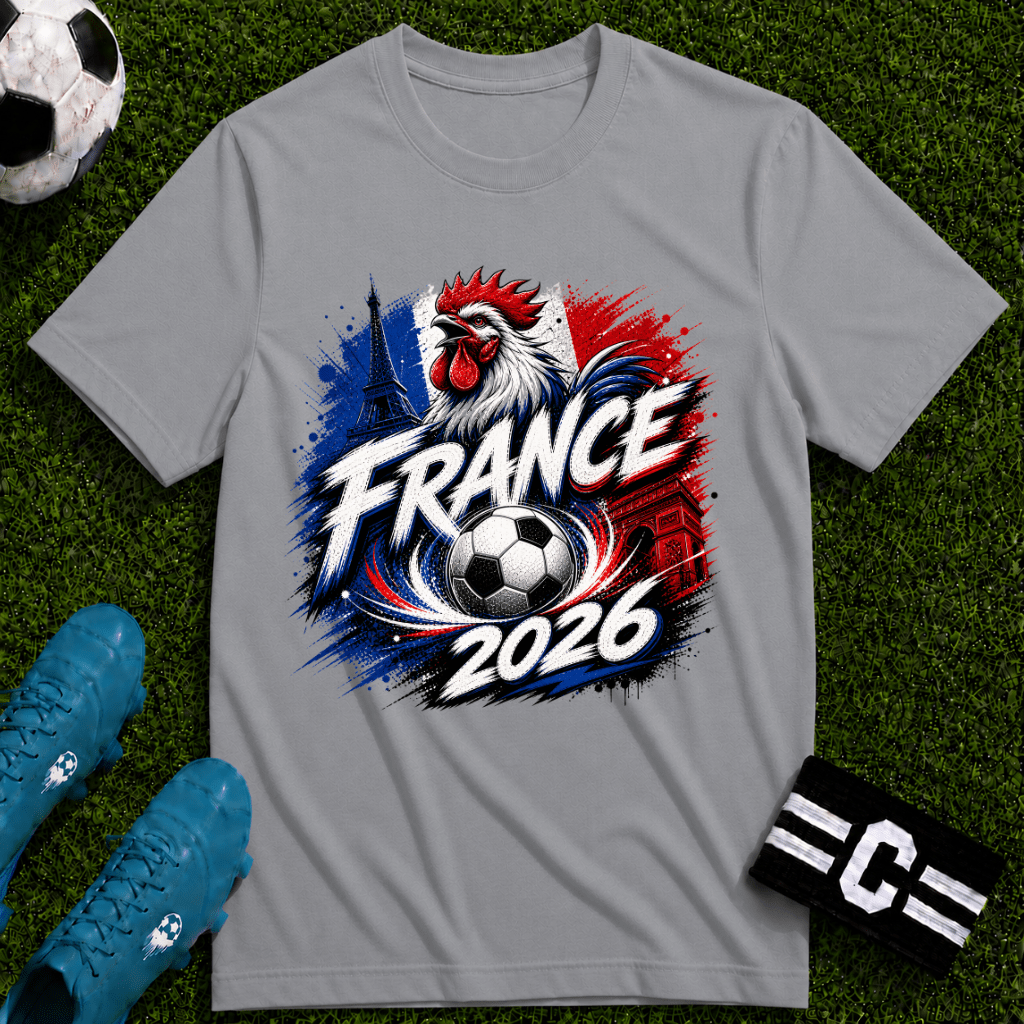 France 2026 World Cup Graphic T-Shirt - soccer fan t-shirt | GoalRush Studio