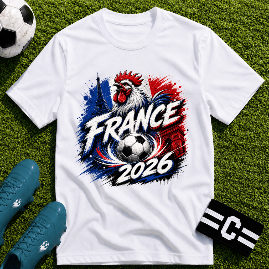 France 2026 World Cup Graphic T-Shirt - soccer fan t-shirt | GoalRush Studio