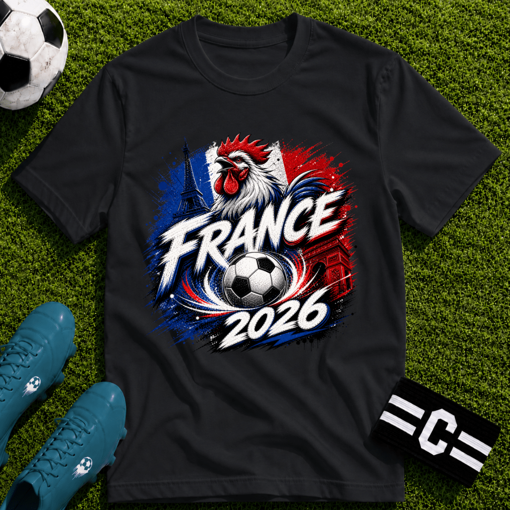 France 2026 World Cup Graphic T-Shirt - soccer fan t-shirt | GoalRush Studio