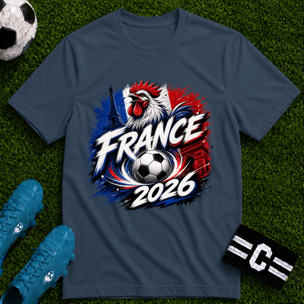 France 2026 World Cup Graphic T-Shirt - soccer fan t-shirt | GoalRush Studio