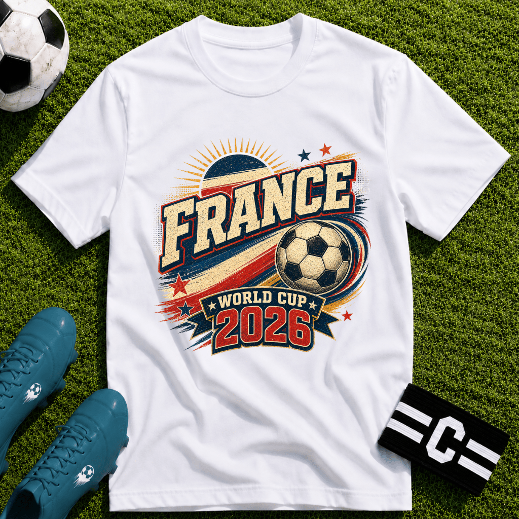 France 2026 World Cup Retro T-Shirt - soccer fan t-shirt | GoalRush Studio