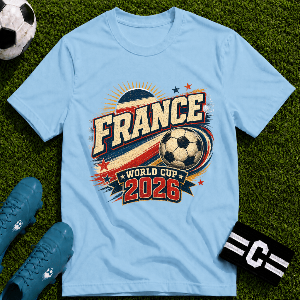 France 2026 World Cup Retro T-Shirt - soccer fan t-shirt | GoalRush Studio