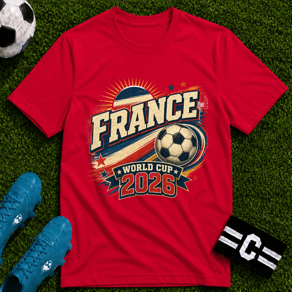 France 2026 World Cup Retro T-Shirt - soccer fan t-shirt | GoalRush Studio