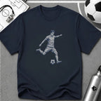 Free Kick Detailed Ink Sketch T-Shirt - soccer fan t-shirt | GoalRush Studio