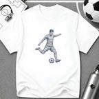 Free Kick Detailed Ink Sketch T-Shirt - soccer fan t-shirt | GoalRush Studio