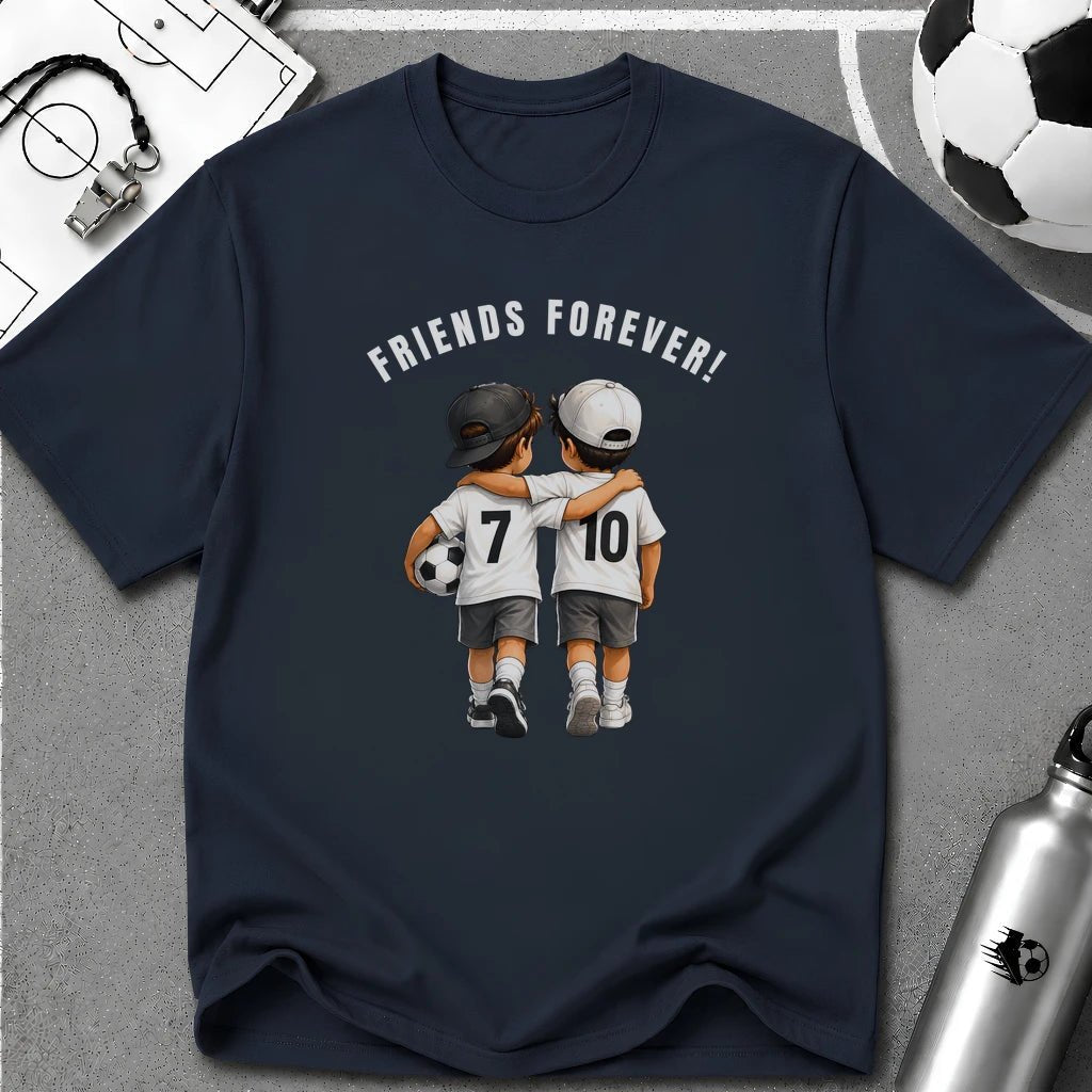 Friends Forever Soccer T-Shirt - soccer fan t-shirt | GoalRush Studio