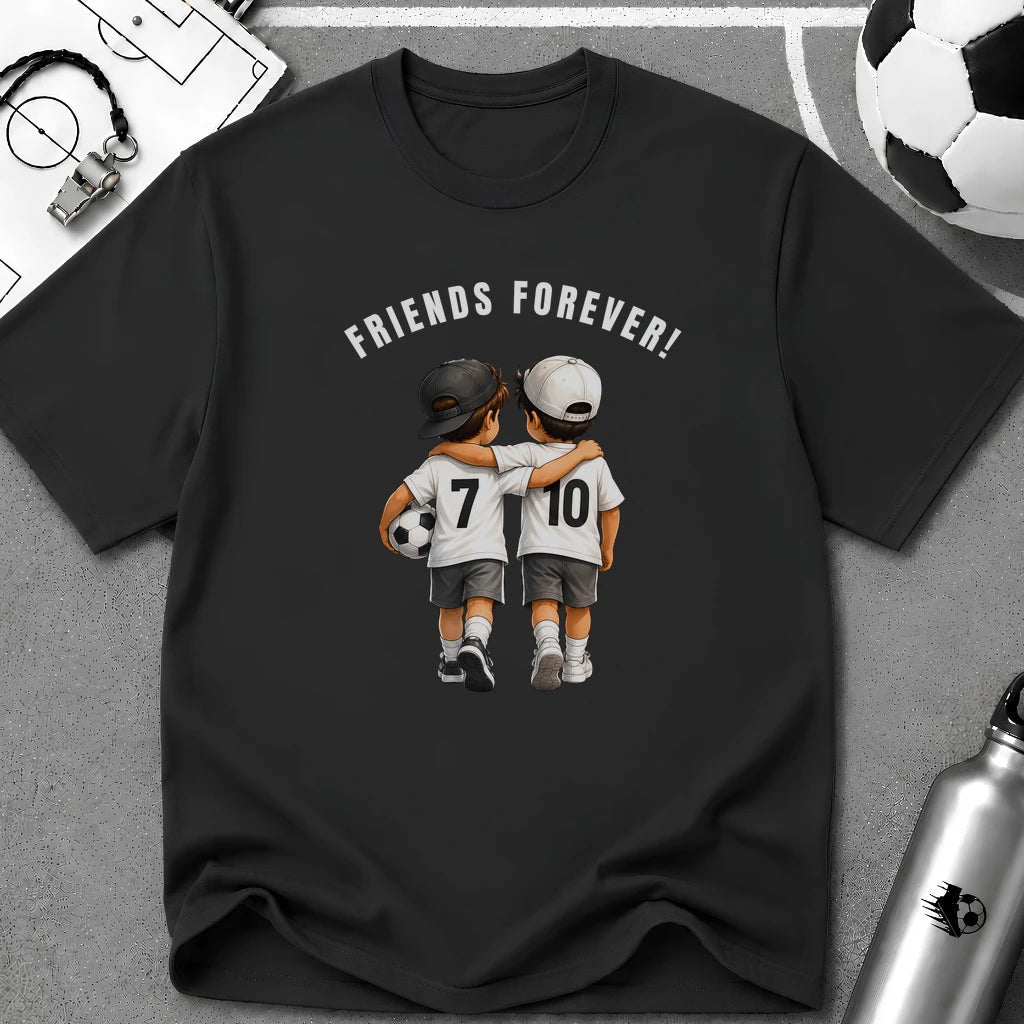Friends Forever Soccer T-Shirt - soccer fan t-shirt | GoalRush Studio