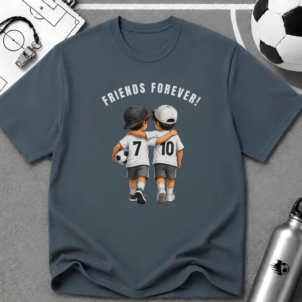 Friends Forever Soccer T-Shirt - soccer fan t-shirt | GoalRush Studio