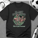 Funny Flamingo - Classy Until Kickoff Soccer T-Shirt - soccer fan t-shirt | GoalRush Studio