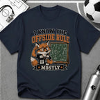 Funny Fox - I Know The Offside Rule T-Shirt - soccer fan t-shirt | GoalRush Studio