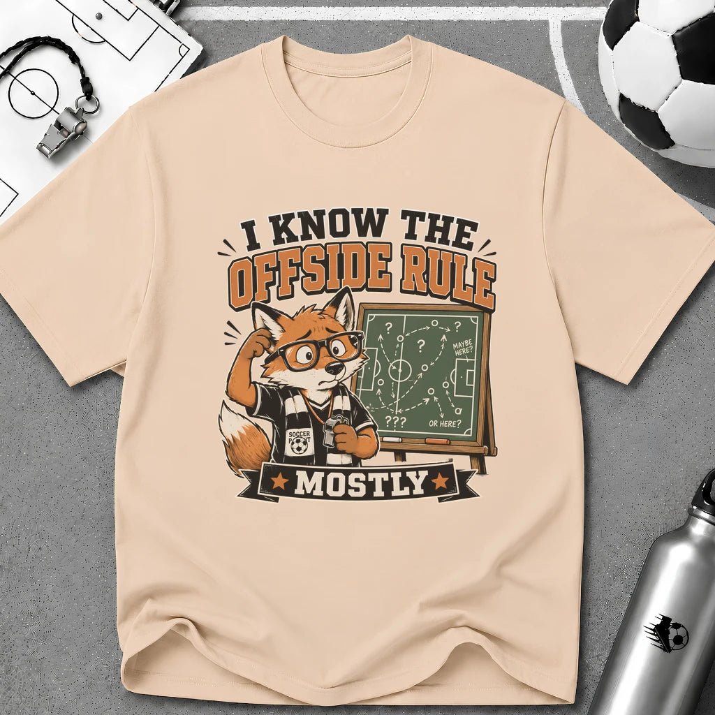 Funny Fox - I Know The Offside Rule T-Shirt - soccer fan t-shirt | GoalRush Studio