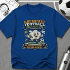 Funny Morning Game Day "Breakfast Football Champion" T-Shirt - soccer fan t-shirt | GoalRush Studio