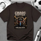 Funny Raccoon T-Shirt "Chaos Coordinator" - soccer fan t-shirt | GoalRush Studio