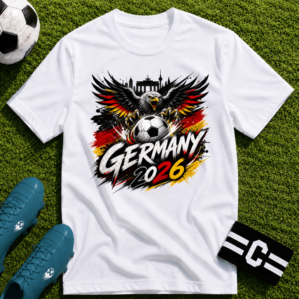 Germany 2026 World Cup Graphic T-Shirt - soccer fan t-shirt | GoalRush Studio