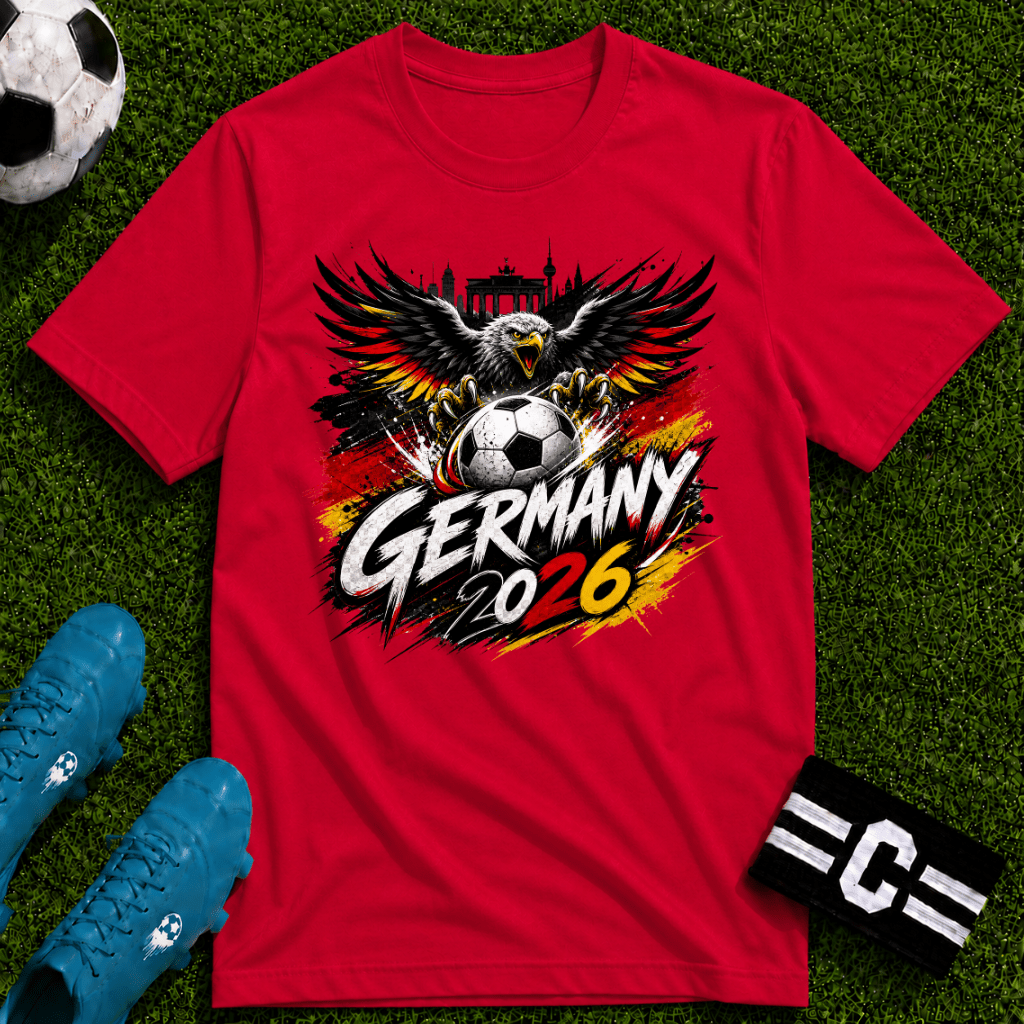 Germany 2026 World Cup Graphic T-Shirt - soccer fan t-shirt | GoalRush Studio