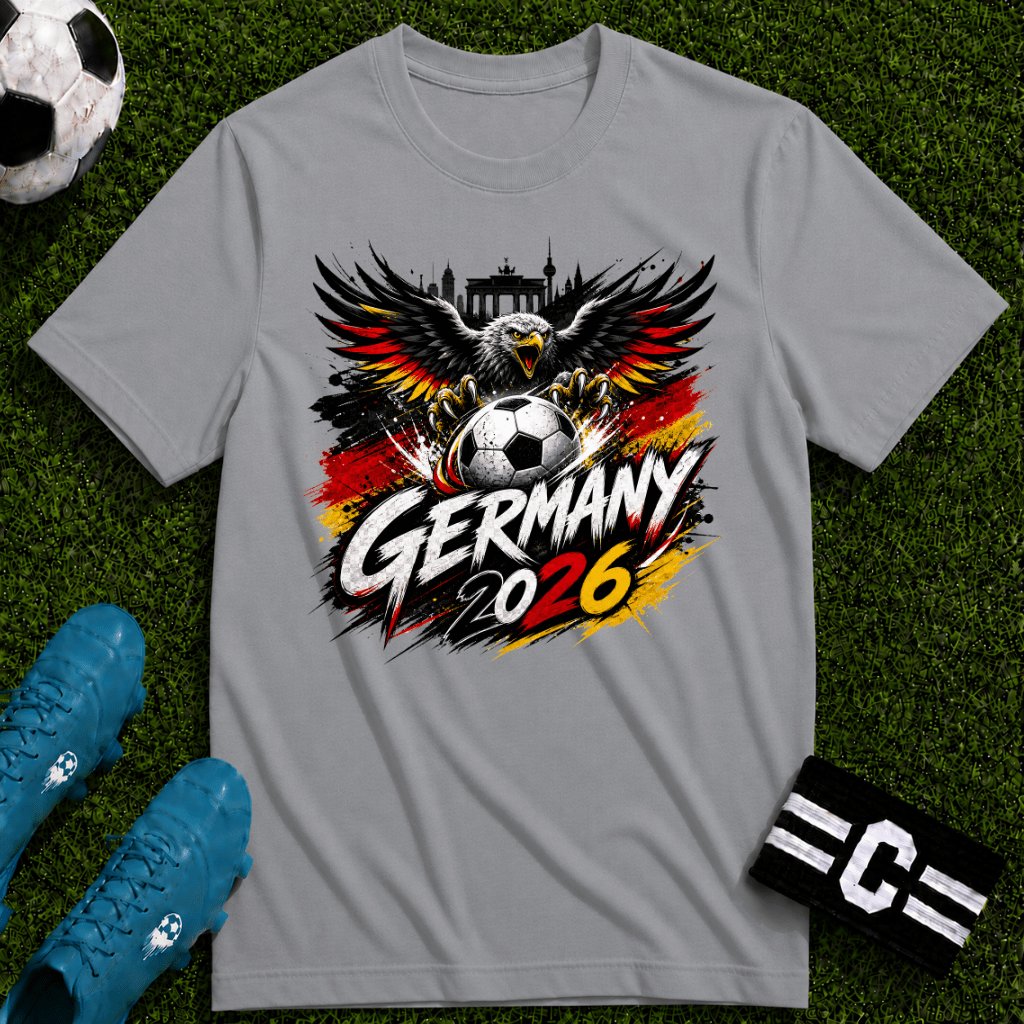 Germany 2026 World Cup Graphic T-Shirt - soccer fan t-shirt | GoalRush Studio