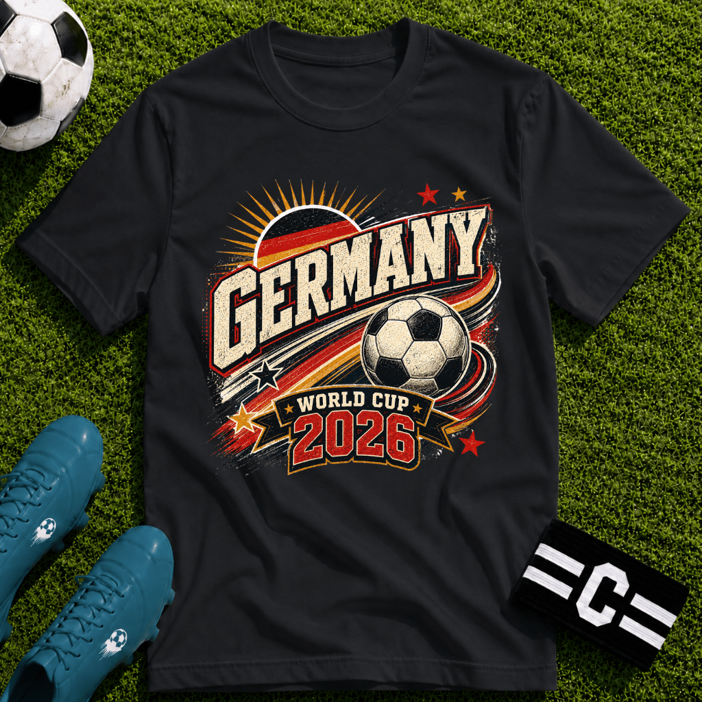 Germany 2026 World Cup Retro T-Shirt - soccer fan t-shirt | GoalRush Studio