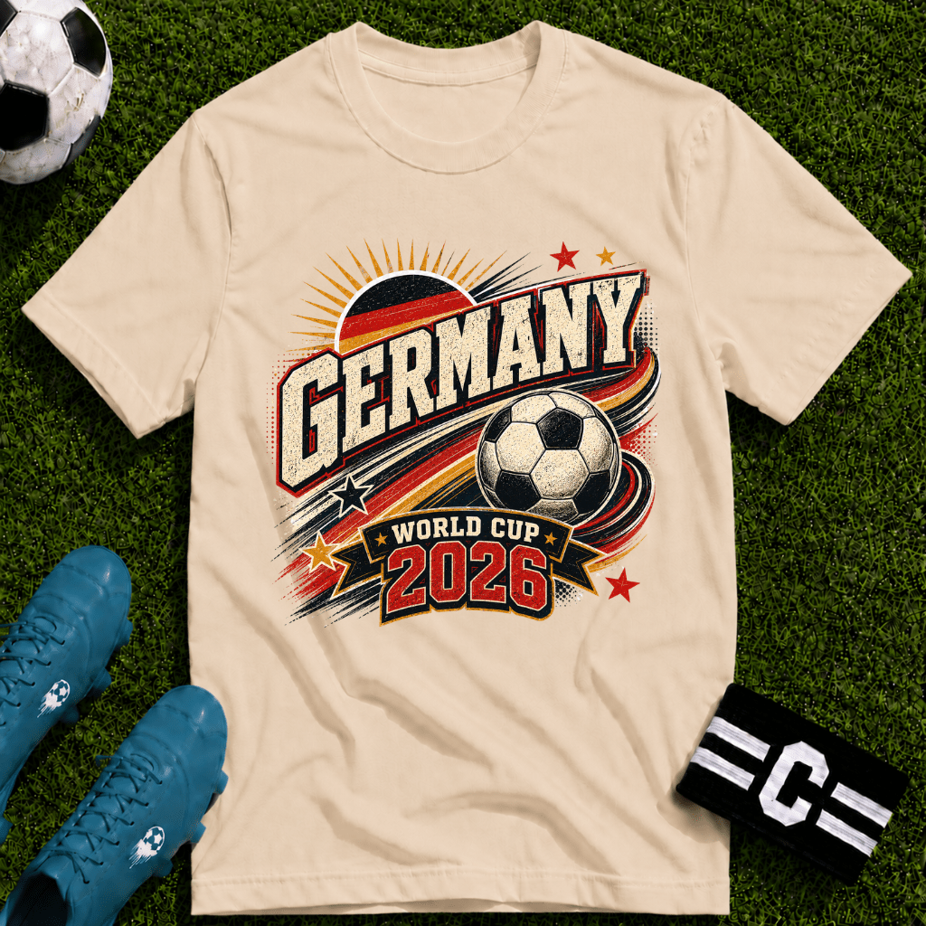 Germany 2026 World Cup Retro T-Shirt - soccer fan t-shirt | GoalRush Studio