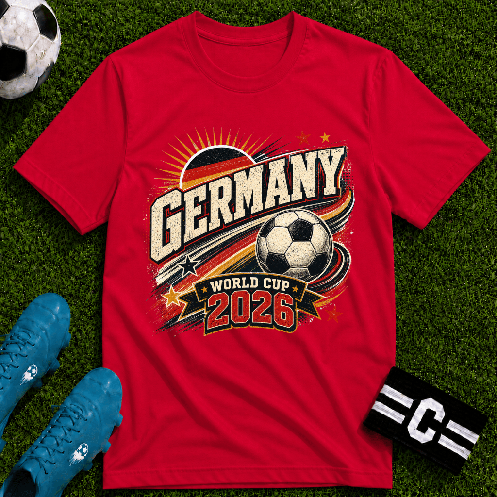 Germany 2026 World Cup Retro T-Shirt - soccer fan t-shirt | GoalRush Studio