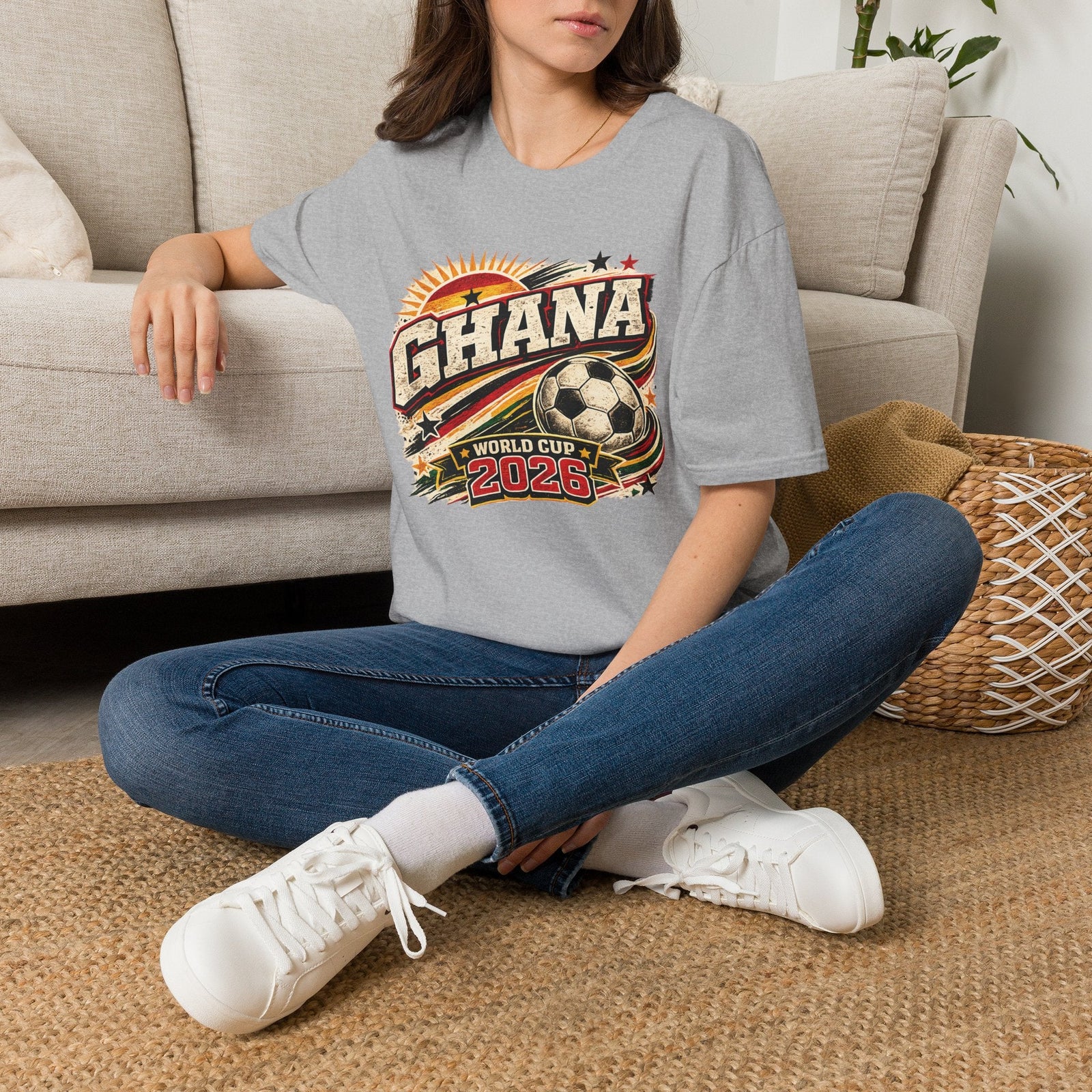 Ghana 2026 World Cup Retro T-Shirt - soccer fan t-shirt | GoalRush Studio