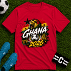 Ghana World Cup Graphic T-Shirt - soccer fan t-shirt | GoalRush Studio