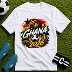 Ghana World Cup Graphic T-Shirt - soccer fan t-shirt | GoalRush Studio