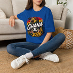 Ghana World Cup Graphic T-Shirt - soccer fan t-shirt | GoalRush Studio