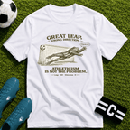 Great Leap Wrong Direction Vintage Soccer T-Shirt - soccer fan t-shirt | GoalRush Studio