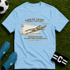 Great Leap Wrong Direction Vintage Soccer T-Shirt - soccer fan t-shirt | GoalRush Studio