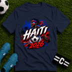 Haiti 2026 World Cup Graphic T-Shirt - soccer fan t-shirt | GoalRush Studio