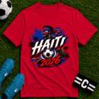 Haiti 2026 World Cup Graphic T-Shirt - soccer fan t-shirt | GoalRush Studio