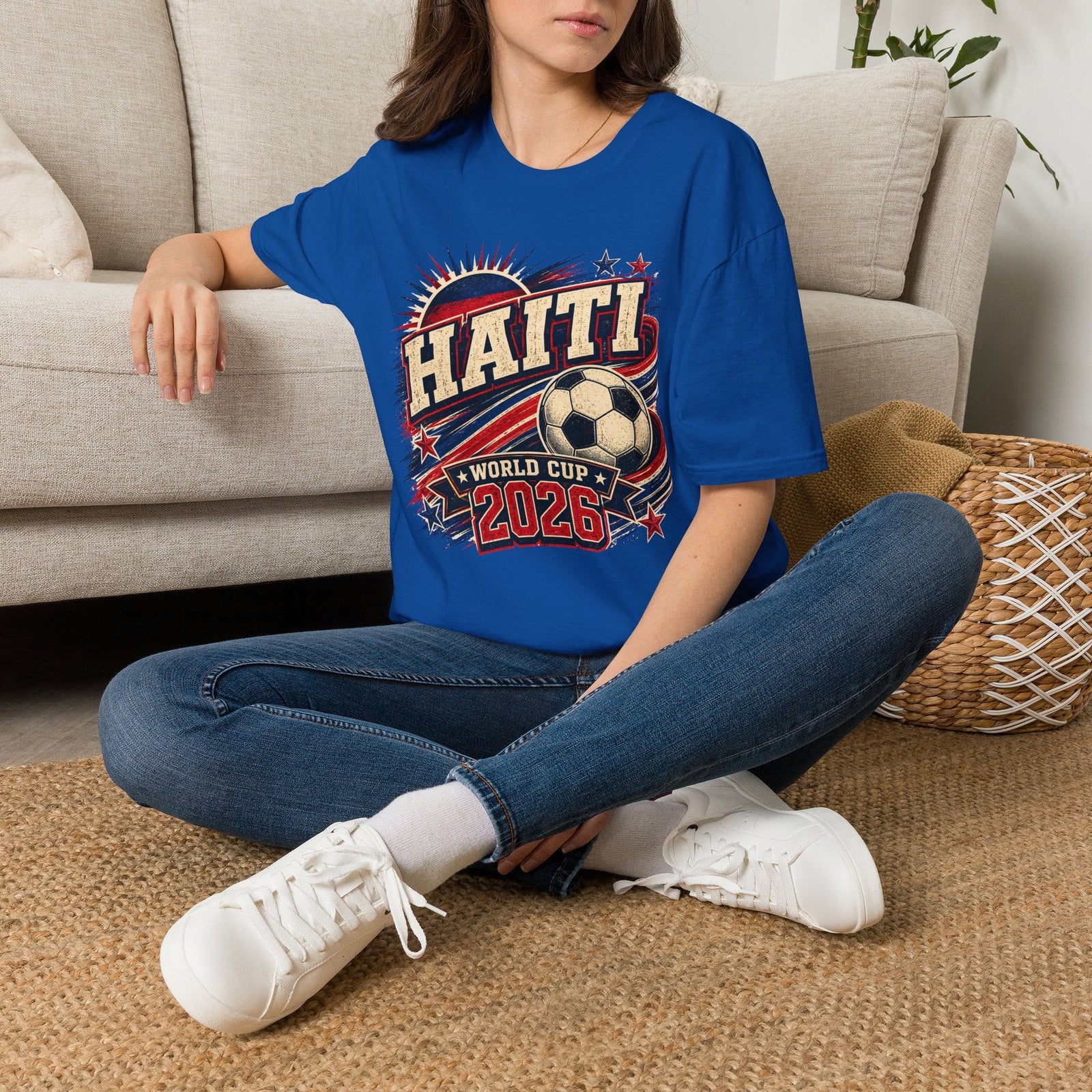 Haiti 2026 World Cup Retro T-Shirt - soccer fan t-shirt | GoalRush Studio