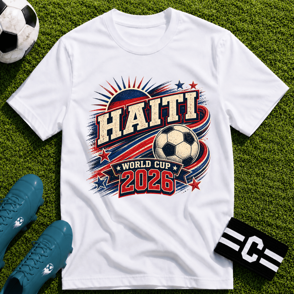Haiti 2026 World Cup Retro T-Shirt - soccer fan t-shirt | GoalRush Studio