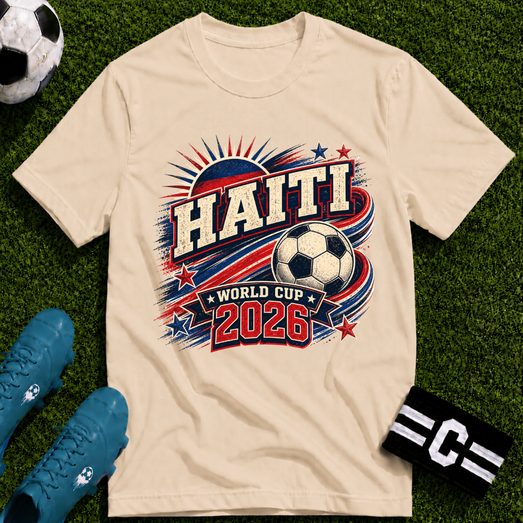 Haiti 2026 World Cup Retro T-Shirt - soccer fan t-shirt | GoalRush Studio